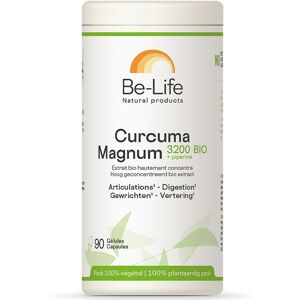 Be-Life Curcuma Magnum 3200 Bio - Complément alimentaire - Publicité Be-Life Curcuma Magnum 3200 Bio - Complément alimentaire - Publicité