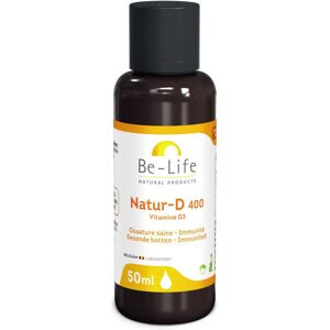 Be-Life Natur-D 400 Gouttes Vitamine D3 naturelle Goutte(S) 50 ml - Publicité Be-Life Natur-D 400 Gouttes Vitamine D3 naturelle Goutte(S) 50 ml - Publicité