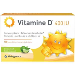 Metagenics Vitamine D 400 UI Comprimé(S) Pour Enfants 168 pc(s) - Publicité Metagenics Vitamine D 400 UI Comprimé(S) Pour Enfants 168 pc(s) - Publicité