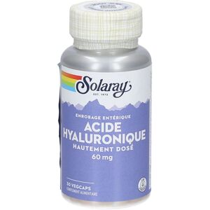 Acide Hyaluronique Solaray 60 mg Végétal en Enrobage Entérique - Complément Alimentaire - Publicité Acide Hyaluronique Solaray 60 mg Végétal en Enrobage Entérique - Complément Alimentaire - Publicité