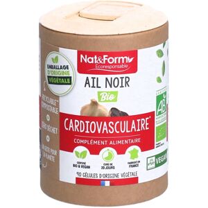 Nat & Form Capsules d’ail noir bio - Complément alimentaire - Publicité Nat & Form Capsules d’ail noir bio - Complément alimentaire - Publicité
