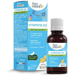 LES 3 CHENES Petit Chêne Vitamine D3 Goutte(S) Orale(S) 20 ml - Publicité LES 3 CHENES Petit Chêne Vitamine D3 Goutte(S) Orale(S) 20 ml - Publicité