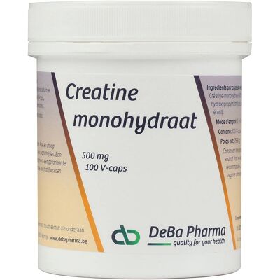 DeBa Pharma - Deba Créatine monohydrate 500 mg Capsule - Publicité DeBa Pharma - Deba Créatine monohydrate 500 mg Capsule - Publicité