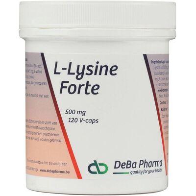 DeBa Pharma L-Lysine Forte 500 mg - Complément alimentaire - Publicité DeBa Pharma L-Lysine Forte 500 mg - Complément alimentaire - Publicité