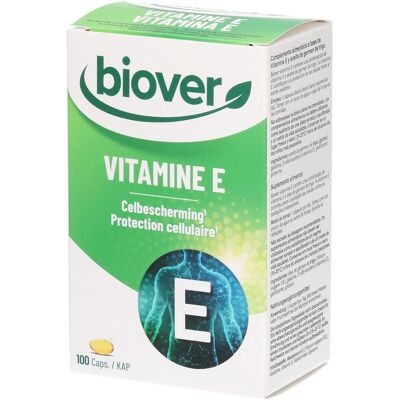 Biover Vitamine E 45 IU - Supplément de vitamine E - Publicité Biover Vitamine E 45 IU - Supplément de vitamine E - Publicité