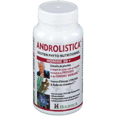 Holistica Androlistics 90 capsules - Soutien à la vitalité masculine - Publicité Holistica Androlistics 90 capsules - Soutien à la vitalité masculine - Publicité