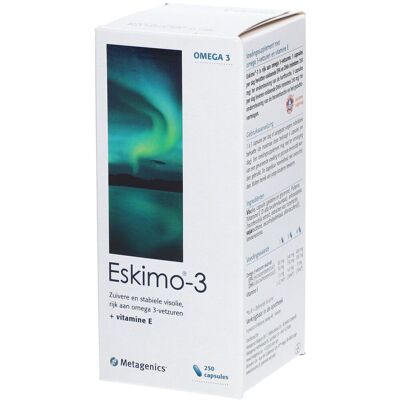 Metagenics Eskimo 3 Capsules d'Oméga-3 - Complément Alimentaire - Publicité Metagenics Eskimo 3 Capsules d'Oméga-3 - Complément Alimentaire - Publicité