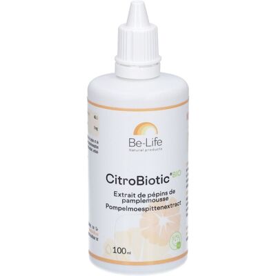 Sanitas Citribiotic - Extrait de Pépins de Pamplemousse Liquide - Publicité Sanitas Citribiotic - Extrait de Pépins de Pamplemousse Liquide - Publicité