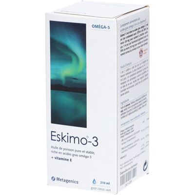 Metagenics Eskimo-3 Solution Liquide Citron - Complément alimentaire - Publicité Metagenics Eskimo-3 Solution Liquide Citron - Complément alimentaire - Publicité