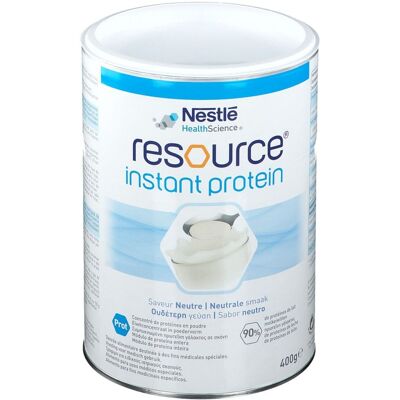 Nestlé Resource Instant Protein 400g - Poudre de protéine - Publicité Nestlé Resource Instant Protein 400g - Poudre de protéine - Publicité
