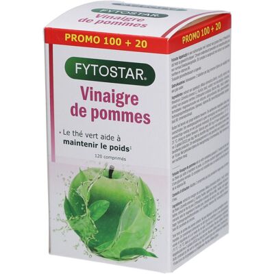Fytostar Vinaigre de pommes 1200 - Complément alimentaire - Publicité Fytostar Vinaigre de pommes 1200 - Complément alimentaire - Publicité