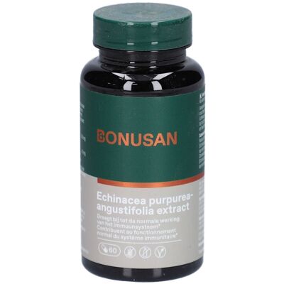 Bonusan Extrait d'Echinacea Purpurea-Angustifolia Capsule(S) 60 pc(s) - Publicité Bonusan Extrait d'Echinacea Purpurea-Angustifolia Capsule(S) 60 pc(s) - Publicité