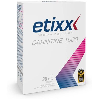Etixx Carnitine 1000 - Support Énergétique - Transport des Graisses - Métabolisme - Publicité Etixx Carnitine 1000 - Support Énergétique - Transport des Graisses - Métabolisme - Publicité