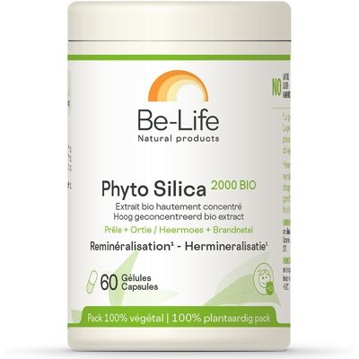 Be-Life Silica 2000 Bio - Capsules reminéralisantes - 60 pièces - Publicité Be-Life Silica 2000 Bio - Capsules reminéralisantes - 60 pièces - Publicité
