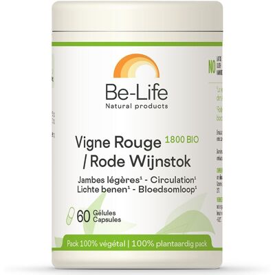 BE-LIFE Vitis Vinifera Bio Capsule(S) 60 pc(s) - Publicité BE-LIFE Vitis Vinifera Bio Capsule(S) 60 pc(s) - Publicité