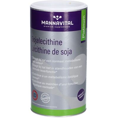 MannaVital® Lécithine de Soja Platinum Granulés 500 g - Publicité MannaVital® Lécithine de Soja Platinum Granulés 500 g - Publicité