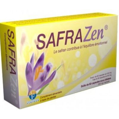 Fenioux SafraZen 526mg - Complément alimentaire - Publicité Fenioux SafraZen 526mg - Complément alimentaire - Publicité