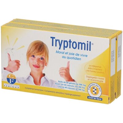 Fenioux Tryptomil - Complément Alimentaire - Soutient Humeur & Sommeil - Publicité Fenioux Tryptomil - Complément Alimentaire - Soutient Humeur & Sommeil - Publicité