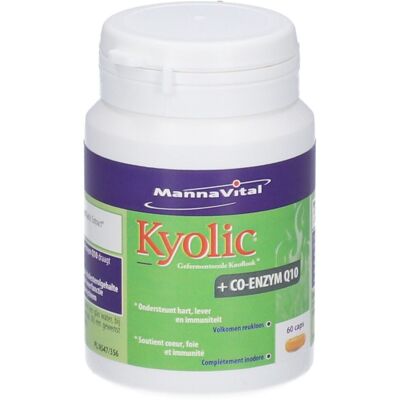 Mannavital Kyolic + Coenzym Q10 - Complément alimentaire - Publicité Mannavital Kyolic + Coenzym Q10 - Complément alimentaire - Publicité