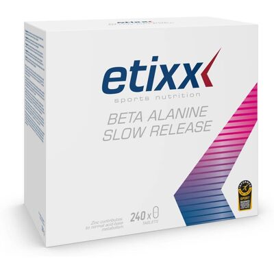 Etixx Beta Alanine Slow Release - Compléments - Publicité Etixx Beta Alanine Slow Release - Compléments - Publicité