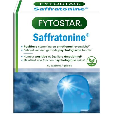 Fytostar Saffratonine Capsule - Favorise l’équilibre émotionnel - Publicité Fytostar Saffratonine Capsule - Favorise l’équilibre émotionnel - Publicité
