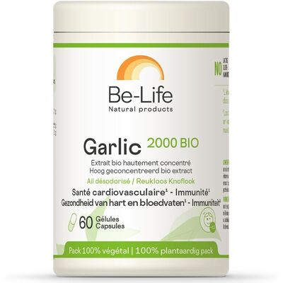 BioLife Ail 2000 Bio - Circulation et Résistance - 60 gélules - Publicité BioLife Ail 2000 Bio - Circulation et Résistance - 60 gélules - Publicité