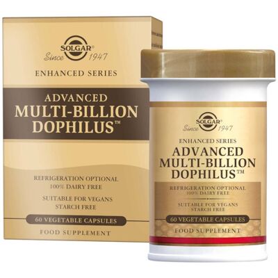 Solgar Advanced Multi-Billion Dophilus Probiotique Capsule(S) 60 pc(s) - Publicité Solgar Advanced Multi-Billion Dophilus Probiotique Capsule(S) 60 pc(s) - Publicité