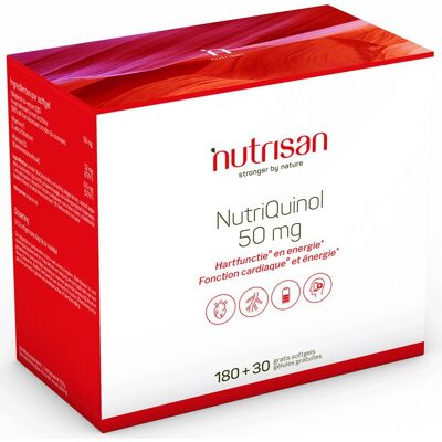 Nutrisan Nutriquinol - Soutien cardiaque - 180 Capsules - Publicité Nutrisan Nutriquinol - Soutien cardiaque - 180 Capsules - Publicité