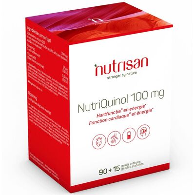 Nutrisan Ubiquinol 100mg - Cœur & Énergie - Publicité Nutrisan Ubiquinol 100mg - Cœur & Énergie - Publicité