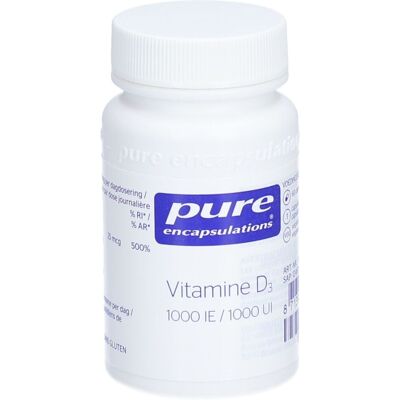 Pure Encapsulations D 3 1000 UI - Vitamines - Publicité Pure Encapsulations D 3 1000 UI - Vitamines - Publicité