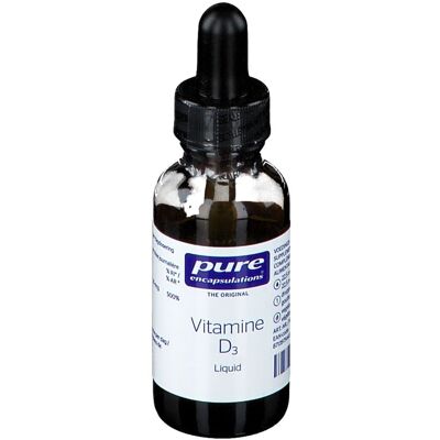Pure Encapsulations Vitamine D3 Liquide - Supplément pour Os et Immunité - Publicité Pure Encapsulations Vitamine D3 Liquide - Supplément pour Os et Immunité - Publicité