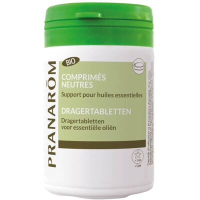 Pranarôm Comprimés Neutres - Support pour huiles essentielles - 30g - Publicité Pranarôm Comprimés Neutres - Support pour huiles essentielles - 30g - Publicité