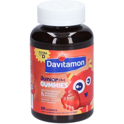 Davitamon Junior Gummies Fraise - Vitamines et Compléments - Publicité Davitamon Junior Gummies Fraise - Vitamines et Compléments - Publicité