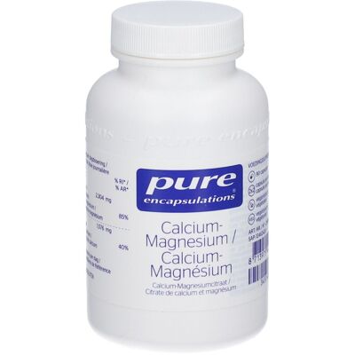 Capsules Calcium-Magnésium Pure Encapsulations - Suppléments - Publicité Capsules Calcium-Magnésium Pure Encapsulations - Suppléments - Publicité