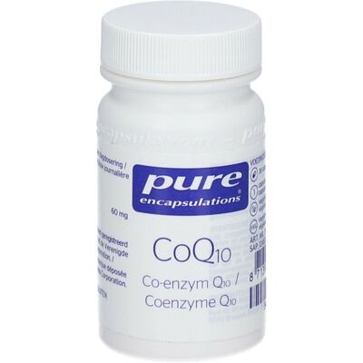 Pure Encapsulations Coenzyme Q10 60 mg - Soutien énergie cellulaire, cœur & cerveau - Publicité Pure Encapsulations Coenzyme Q10 60 mg - Soutien énergie cellulaire, cœur & cerveau - Publicité