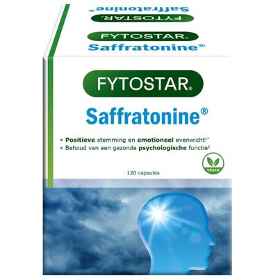 Fytostar Saffratonine - Capsules de Safran - Favorise l'équilibre émotionnel - Publicité Fytostar Saffratonine - Capsules de Safran - Favorise l'équilibre émotionnel - Publicité
