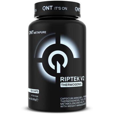 QNT Riptek V2 Brûleur de Graisse - Capsules Thermogéniques - Publicité QNT Riptek V2 Brûleur de Graisse - Capsules Thermogéniques - Publicité