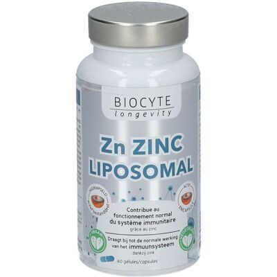 Biocyte Zinc Liposomal - Soutient Défenses & Peau - Publicité Biocyte Zinc Liposomal - Soutient Défenses & Peau - Publicité