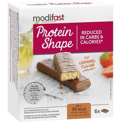 Barre de Protéines Modifast Shape Caramel - Barre protéinée - Publicité Barre de Protéines Modifast Shape Caramel - Barre protéinée - Publicité