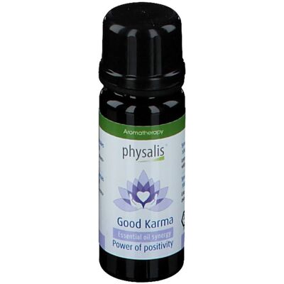 Physalis® Synergie Good Karma Huile Essentielle Bio 10 ml - Publicité Physalis® Synergie Good Karma Huile Essentielle Bio 10 ml - Publicité