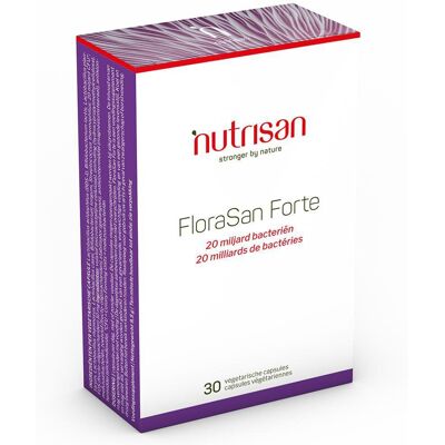 Nutrisan FloraSan Forte Capsule(S) 30 pc(s) - Publicité Nutrisan FloraSan Forte Capsule(S) 30 pc(s) - Publicité