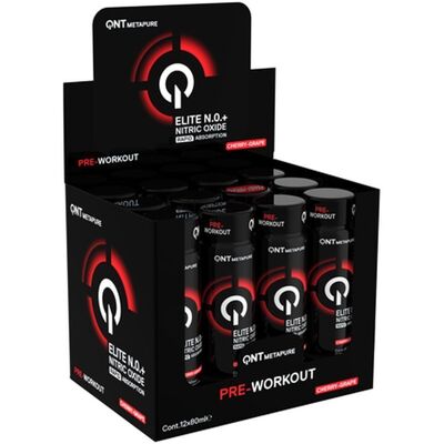 QNT Nutrition No+ Elite Shot Cerise Raisin 12X80ml - Pré-Workout - Publicité QNT Nutrition No+ Elite Shot Cerise Raisin 12X80ml - Pré-Workout - Publicité
