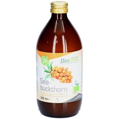 Biotona Sea Buckthorn Bio Jus 500 ml - Publicité Biotona Sea Buckthorn Bio Jus 500 ml - Publicité
