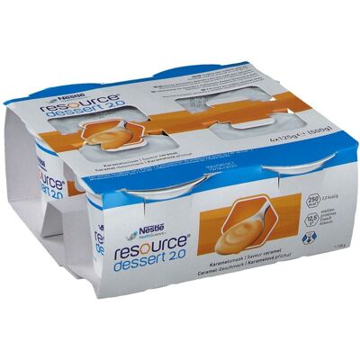 Nestlé Health Science Resource Dessert 2.0 Caramel - Complément alimentaire - Publicité Nestlé Health Science Resource Dessert 2.0 Caramel - Complément alimentaire - Publicité