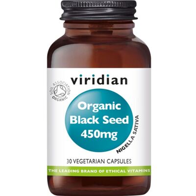 Viridian Graines de cumin noir bio 450mg - Complément alimentaire - Publicité Viridian Graines de cumin noir bio 450mg - Complément alimentaire - Publicité