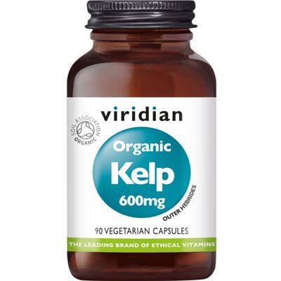 Viridian Kelp bio - 90 capsules - Végétalien, Organique, Riche en iode - Publicité Viridian Kelp bio - 90 capsules - Végétalien, Organique, Riche en iode - Publicité