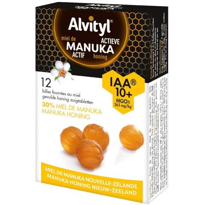 Alvityl - Billes miel IAA 10+ - 12 pcs - Dietary supplement - Publicité Alvityl - Billes miel IAA 10+ - 12 pcs - Dietary supplement - Publicité