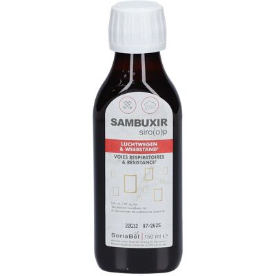 Soria Natural SoriaBel Sambuxir Sirop - Fleur de sureau, Cassis & Huiles essentielles - 150ml - Publicité Soria Natural SoriaBel Sambuxir Sirop - Fleur de sureau, Cassis & Huiles essentielles - 150ml - Publicité