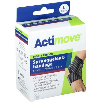 Actimove - Support Sport Cheville - Grand - 1 pc - Bandage - Publicité Actimove - Support Sport Cheville - Grand - 1 pc - Bandage - Publicité