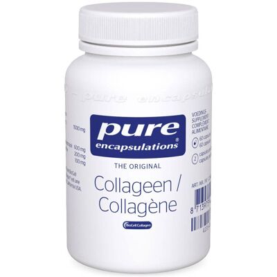 Pure Encapsulations Collagène - Soutien de la peau - 30 Capsules - Publicité Pure Encapsulations Collagène - Soutien de la peau - 30 Capsules - Publicité